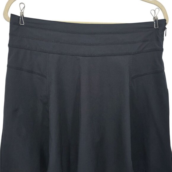 Athleta Womens 6 Skort All Day Skort Black Short A-line Lined Pocket Stretch - Picture 2 of 11